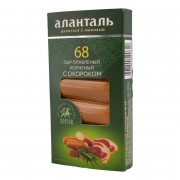 Сыр Аланталь плавленый копченый с окороком №68 40% батончики 140г