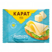 Сыр Карат Янтарь плавленый 130г слайсы