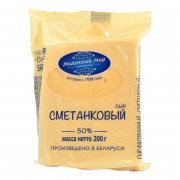 Сыр Молочный мир Сметанковый 50% 200г