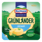Сыр Хохланд Грюнландер Легкий 35% 400г