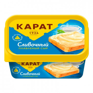 Сыр Карат плавленый сливочный 45% 400г