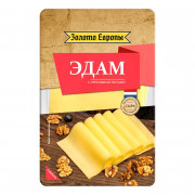 Сыр Золото Европы Эдам 45% 125г нарезка