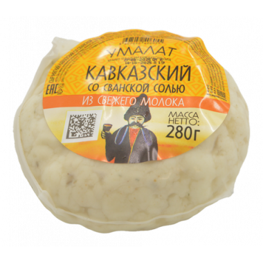 Сыр Унагранде Кавказский со сванской солью мягкий 40% 280г