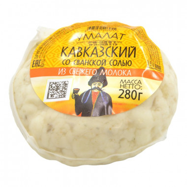 Сыр Унагранде Кавказский со сванской солью мягкий 40% 280г