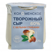 Сыр Коломенский творожный с белыми грибами 60% 170г стекло Сыр Коломенский творожный с белыми грибами 60% 170г стекло