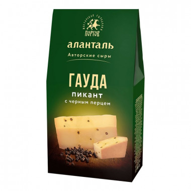 Сыр Аланталь Гауда Пикант с перцем 45% 190г