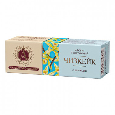 Десерт А.РОСТАГРОКОМПЛЕКС творожный Чизкейк с ванилью 15% 40г