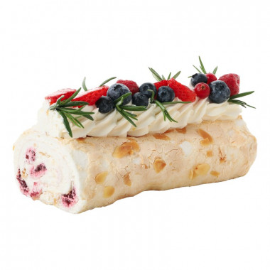 Рулет меренговый с клубничным вкусом кг