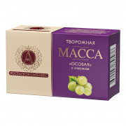 Масса творожная А.РОСТАГРОКОМПЛЕКС особая с изюмом 23% 100г Масса творожная А.РОСТАГРОКОМПЛЕКС особая с изюмом 23% 100г