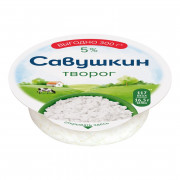 Творог Савушкин хуторок 5% 300г Творог Савушкин хуторок 5% 300г