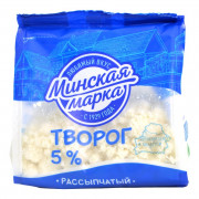 Творог Минская Марка рассыпчатый 5% 350г Творог Минская Марка рассыпчатый 5% 350г