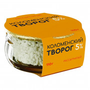 Творог Коломенский рассыпчатый 5% 110г Творог Коломенский рассыпчатый 5% 110г