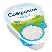 Творог Савушкин классический 1% 180г