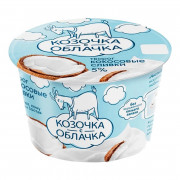 Творог Козочка с Облачка из козьего молока ваниль-пломбир 5% 100г