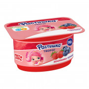Творог Растишка земляника-черника 3,5% 110г