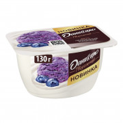 Продукт творожный Даниссимо черничный пломбир 5,6% 130г