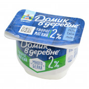 Творог Домик в деревне мягкий 2,0% 150г ванночка