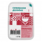 Творог Северная долина 9% 230г контейнер Творог Северная долина 9% 230г контейнер