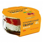 Творог Коломенский рассыпчатый вишня 4,0% 150г Творог Коломенский рассыпчатый вишня 4,0% 150г
