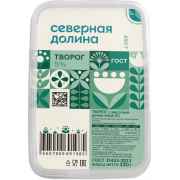 Творог Северная долина 5% 230г контейнер Творог Северная долина 5% 230г контейнер