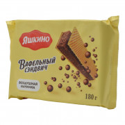 Вафли Яшкино шоколайт сэндвич 180гр Вафли Яшкино шоколайт сэндвич 180гр