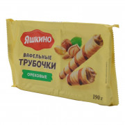 Трубочки Яшкино ореховые 190гр Трубочки Яшкино ореховые 190гр