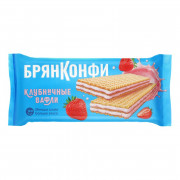 Вафли Брянконфи клубничные 190г Вафли Брянконфи клубничные 190г