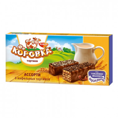 Торт РотФронт коровка топленое молоко 180г