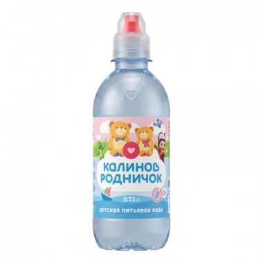 Вода Калинов родничок детская 0,33л спорт пробка