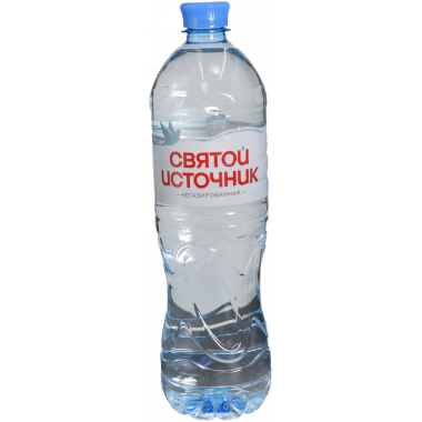 Вода Святой источник минеральная негазированна 1л