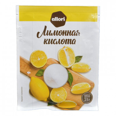 Кислота лимонная Аллори 25г