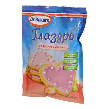 Глазурь Др. Бакерс со вкусом клубники 90г