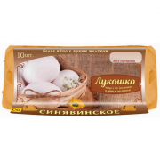Яйцо Синявинская п/ф Лукошко отборное 10штук