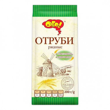 Отруби Ого ржаные 200г
