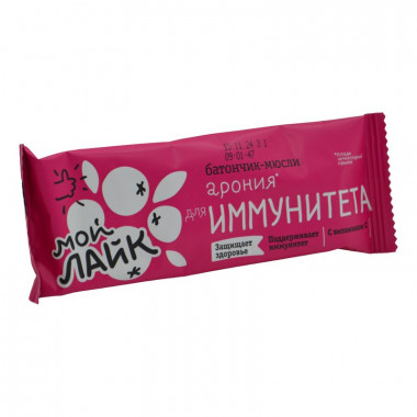 Батончик Леовит Арония для иммунитета 25г