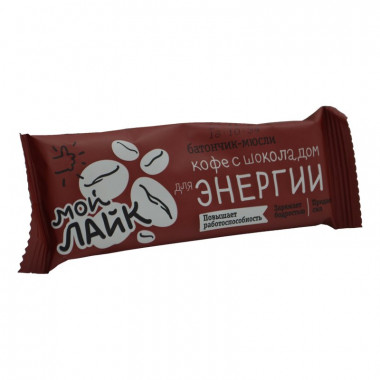 Батончик Леовит Кофе с шоколадом для энергии 25г