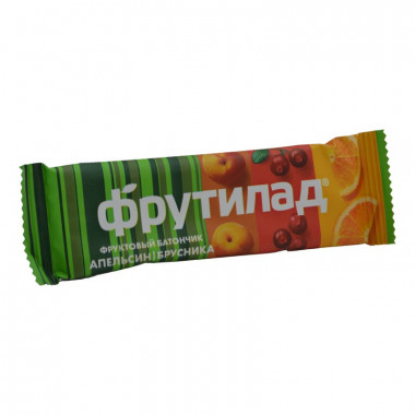Батончик Фрутилад фруктовый апельсин и брусника 30г