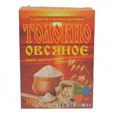 Толокно Ваше здоровье овсяное 250г