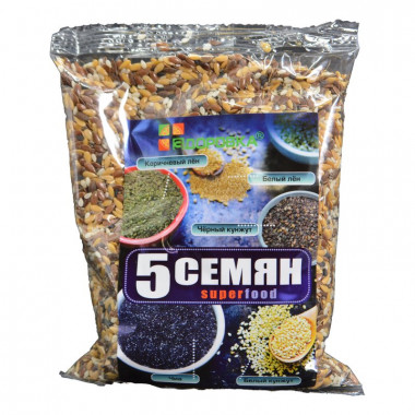Смесь семян Здоровка 5 Семян 210г