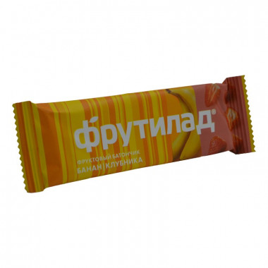 Батончик Фрутилад фруктовый банан клубника 30г
