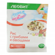Рис Худеем за неделю с грибами и овощами 40г