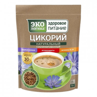 Цикорий Экологика растворимый натуральный 75 гр