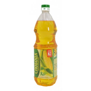 Масло Слобода кукурузное рафинированное 1,0л