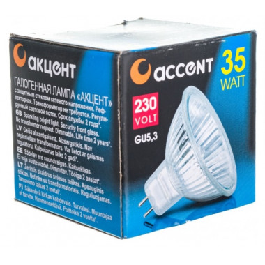 Лампа Акцент JCDR 35W Gu5.3 галогеновая