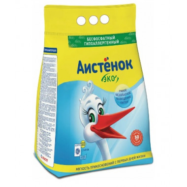 Порошок Аистенок для стирки для детского белья 4кг
